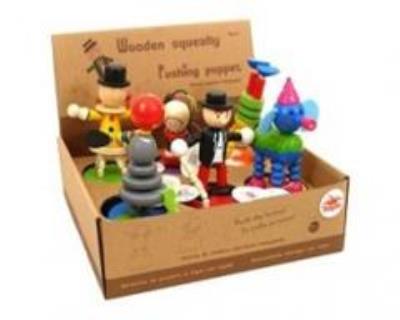 Opakowanie Drewniane figurki CYRK, różne rodzaje