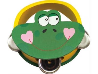 Opakowanie Drewniane tamburyno Żaba