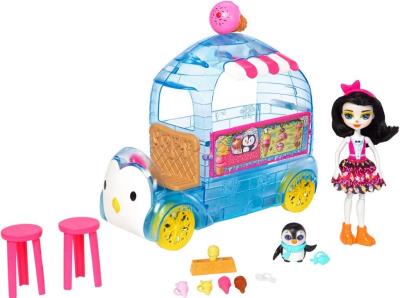 Opakowanie Enchantimals. Mobilna budka z lodami