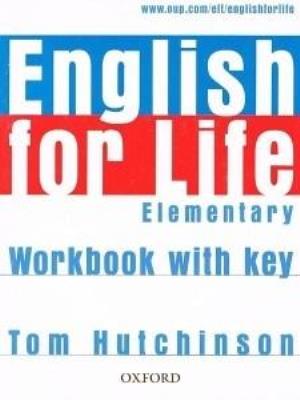 Okładka książki English for life Elementary WB with key