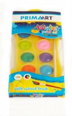 Okładka książki Farby akwarelowe z pędzlem 12 kolorów PRIMA ART