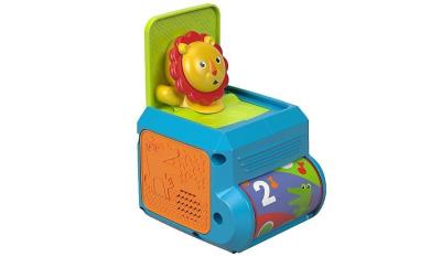 Okładka książki Fisher Price grająca kostka z niespodzianką