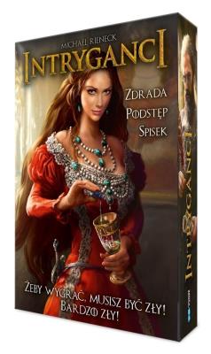 Gra - Intryganci. Wydawca: Lucrum. SmakLiter.pl Opakowanie Gra - Intryganci