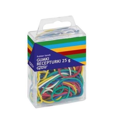 Opakowanie Gumki recepturki 25 g Grand w pudełku 10 sztuk