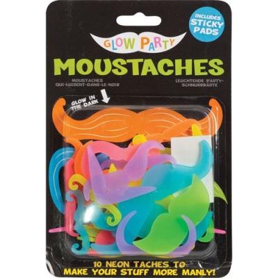 Opakowanie Imprezowe wąsy fluorescencyjne