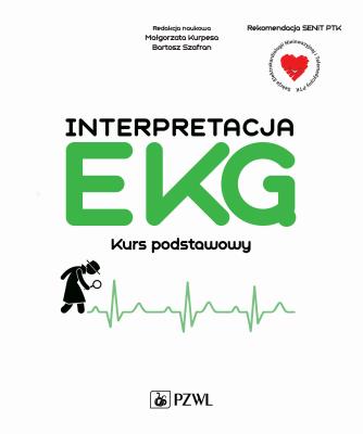 Interpretacja EKG. Kurs podstawowy. Autor: Małgorzata Kurpesa. SmakLiter.pl Okładka książki Interpretacja EKG. Kurs podstawowy