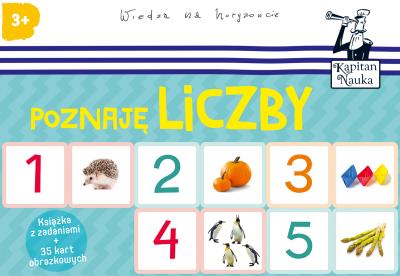 Kapitan Nauka - Poznaję Liczby. Autor: Maria Gładysz. SmakLiter.pl Okładka książki Kapitan Nauka - Poznaję Liczby