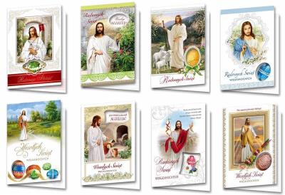 Opakowanie Karnet B6 BWD Wielkanoc Religia (10szt) MIX