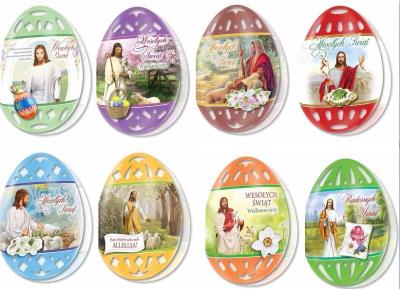 Opakowanie Karnet B6 'Jajko' WNJ Religia (10szt) MIX