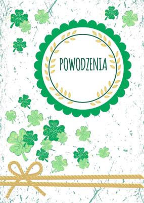 Opakowanie Karnet B6 Powodzenia