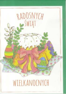 Opakowanie Karnet B6 Wielkanoc Babka