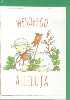 Opakowanie Karnet B6 Wielkanoc Baranek