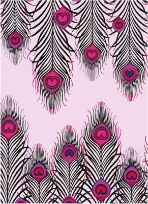 Opakowanie Karnet B6 z kopertą Peacock Heart