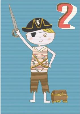 Opakowanie Karnet B6 z kopertą Urodziny 2 chłopiec