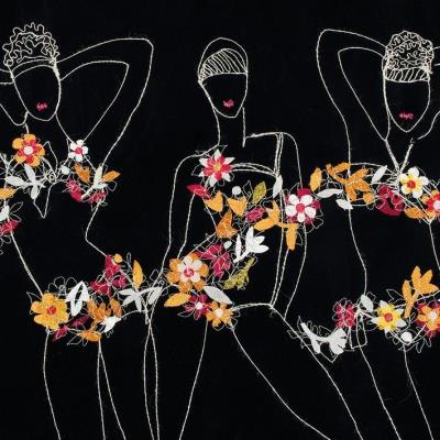 Opakowanie Karnet kwadrat z kopertą Flower Girls