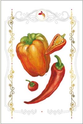 Opakowanie Karnet papryki 12x18 + koperta