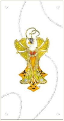 Opakowanie Karnet wróżka 12x23 + koperta