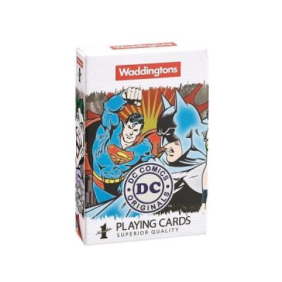 Opakowanie Karty do gry Waddingtons DC Superheroes Retro
