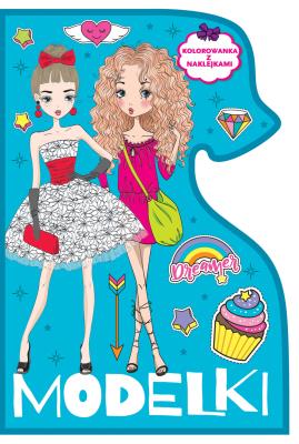 Okładka książki Kolorowanka z wykrojnikiem Modelki