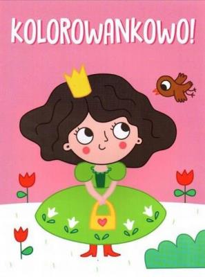 Okładka książki Kolorowankowo - różowa