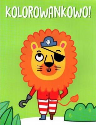 Okładka książki Kolorowankowo - zielona