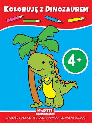 Okładka książki Koloruję z dinozaurem