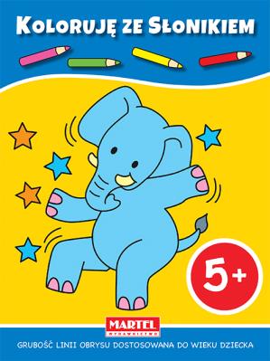 Okładka książki Koloruję ze słonikiem