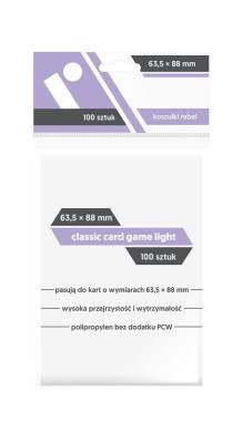 Opakowanie Koszulki CCG Light 63,5x88 (100sztuk) REBEL