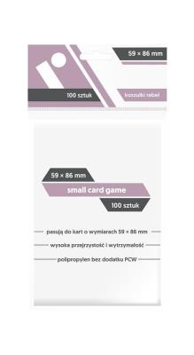 Opakowanie Koszulki Small Card Game 59x86 (100sztuk) REBEL