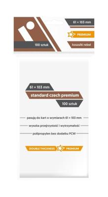 Opakowanie Koszulki Standard Czech Pr 61x103 (100sztuk) REBEL