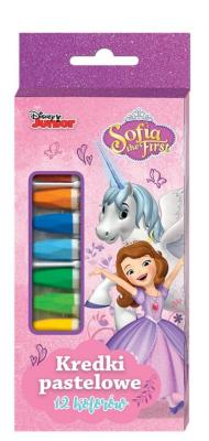 Opakowanie Kredki pastelowe 12 sztuk Jej Wysokość Zosia