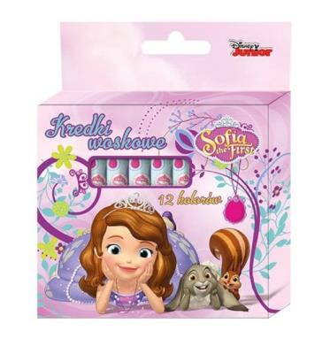 Opakowanie Kredki woskowe 12 kolorów Jej wysokość Zosia