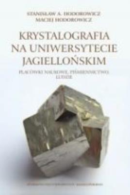 Okładka książki Krystalografia na Uniwersytecie Jagiellońskim.