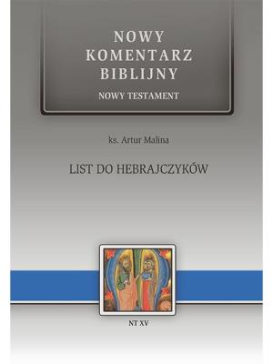 Okładka książki List do Hebrajczyków. NT XV