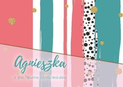 Opakowanie Magnes Imiona - Agnieszka