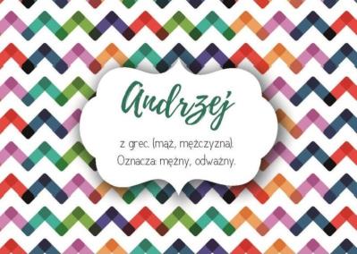 Opakowanie Magnes Imiona - Andrzej