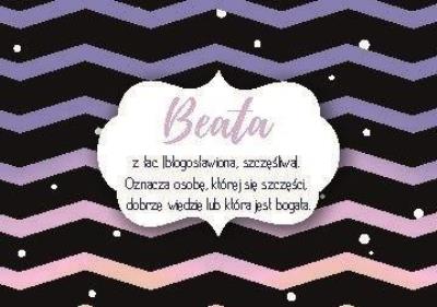 Opakowanie Magnes Imiona - Beata