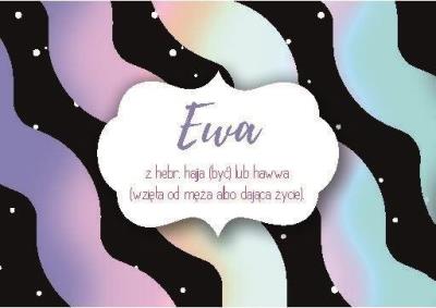 Opakowanie Magnes Imiona - Ewa