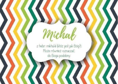 Opakowanie Magnes Imiona - Michał