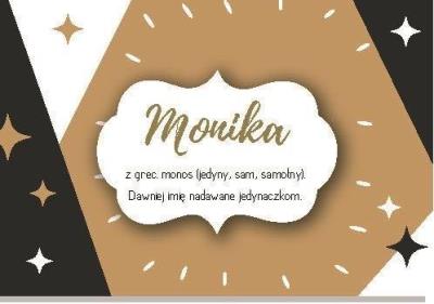 Opakowanie Magnes Imiona - Monika