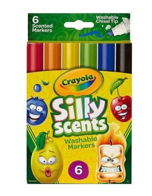 Markery Silly Scents 6 kolorów CRAYOLA. Wydawca: Crayola. SmakLiter.pl Opakowanie Markery Silly Scents 6 kolorów CRAYOLA