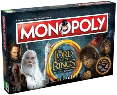 Opakowanie Monopoly Lord of the rings wersja angielska