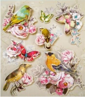 Opakowanie Naklejki 3D ptaki