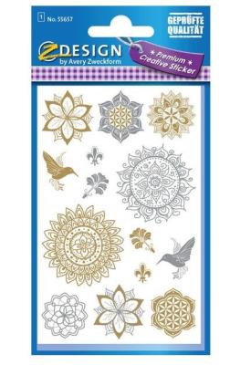 Opakowanie Naklejki foliowe kwiaty