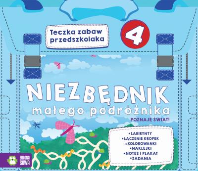 Niezbędnik małego podróżnika 4. Autor: Agnieszka Matz. SmakLiter.pl Okładka książki Niezbędnik małego podróżnika 4