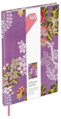 Opakowanie Notatnik ozdobny Purple Dress Fabric 160 stron