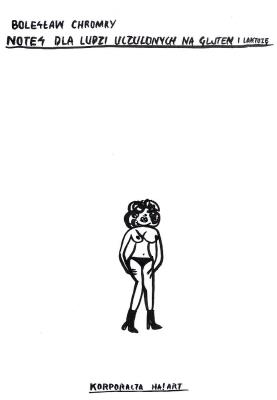 Notes dla ludzi uczulonych na gluten i laktozę. Autor: Chromry Bolesław. SmakLiter.pl Okładka książki Notes dla ludzi uczulonych na gluten i laktozę