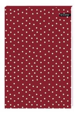 Opakowanie Notes klejony A6 96 kartek kratka Groszki 10 sztuk mix