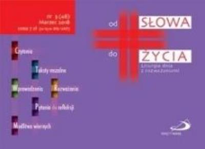 Okładka książki Od Słowa do Życia nr 3, marzec 2018