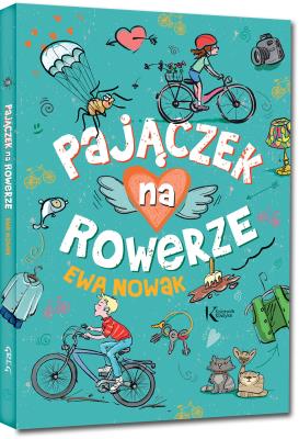 Pajączek na rowerze. Autor: Ewa Nowak. SmakLiter.pl Okładka książki Pajączek na rowerze